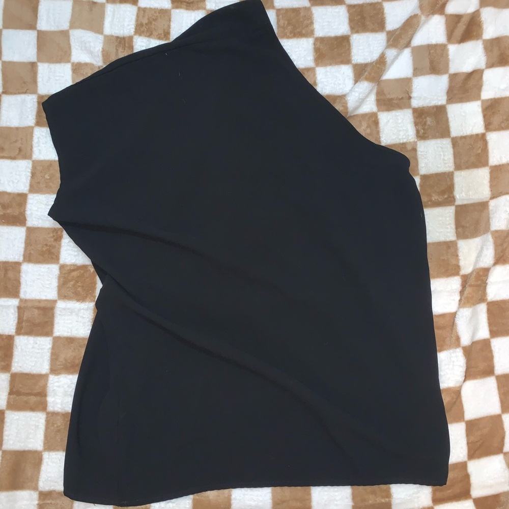 SHEIN Elegant Black Off The Shoulder Top